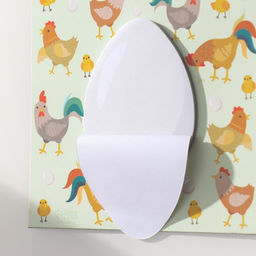 Магнит на холодильник с блоком для записей «Курица или яйцо?», 12.5×12.5 см