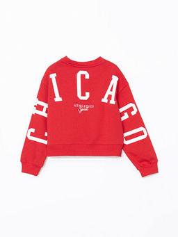 Bisiklet Yaka K?z ?ocuk Sweatshirt - Waikiki фото 3