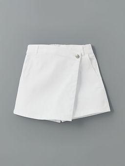 Beli Lastikli K?z ?ocuk ?ort Etek