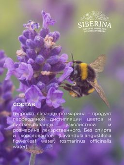 Гидролат лаванда-розмарин - Siberina фото 12