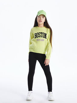 Beli Lastikli Basic K?z ?ocuk Tayt
