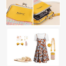 Сумка BAG-N8935-Yellow - Ferro фото 2