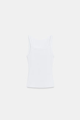 RIBBED HALTER TOP - Zara фото 3