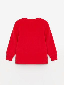 Bisiklet Yaka Nak??l? Uzun Kollu Polar Erkek ?ocuk Pijama Tak?m? - Waikiki фото 3