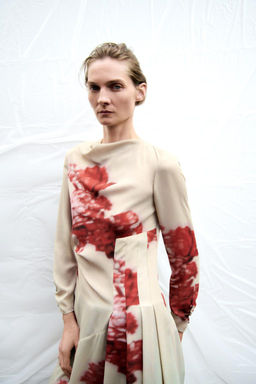 ZW COLLECTION FLORAL PRINT DRESS - Zara фото 2