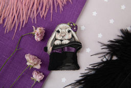 Набор для вышивания PANNA Живая картина JK-2275 Брошь. Малыш-фокусник 5 х 6 см