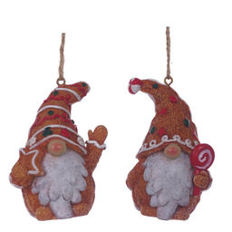Фигурка декоративная подвесная "Гном", L5 W3,5 H7 см, 2в.