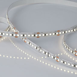ULS-2835-168LED/m-10mm-IP20-DC24V-14W/m-5M-4000K Гибкая светодиодная лента на самоклеящейся основе. Катушка 5 м. в герметичной упаковке. Белый свет (4000K). ТМ Uniel.