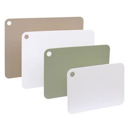 51767 WERNER Набор гибких разделочных досок RAMO из 4 шт.: 40,0x28,5x0,2 см, 35,0x25,0x0,2 см, 30,0x21,2x0,2 см, 25,0x17,5x0,2 см. Цвета: коричневый, белый, зеленый. Материал: полиэтилен.  фото 7