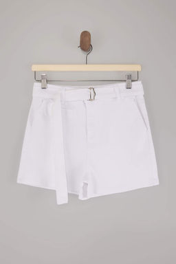 Kahverengi Gabardin K?sa Kemerli Sort & Bermuda TWOSS26SR00045 - Trendyolmilla фото 3