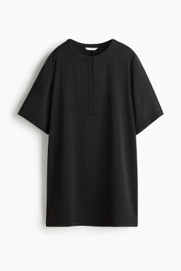 Vestido recto de sarga