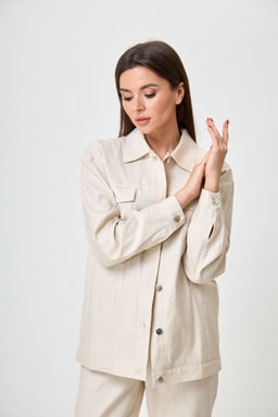 Жакет ANELLI 1049 бежевый фото 7