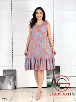 Летний свободный сарафан