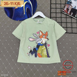 Футболка для девочки из хлопка