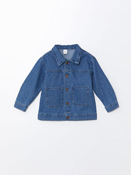 Uzun Kollu Basic Erkek Bebek Jean G?mlek