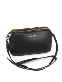 Сумка женская искусственная кожа DJ-СМ 7335-BLACK, 2отд, плечевой ремень, черный SALE 263846 - Adelia фото 5