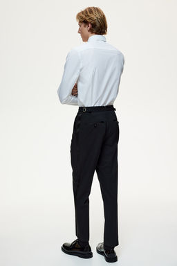 Pantalon de esmoquin en mezcla de lana Slim Fit - H&m фото 5