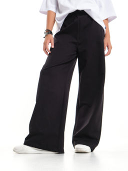 Брюки палаццо синие школьные штаны детская одежда девочке 22-7325 синий - Mini maxi фото 7