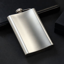 Фляжка «Заправь полный бак», 270 мл, серебристая