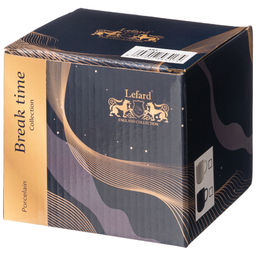 КРУЖКА БЕЛАЯ 390 МЛ - Lefard фото 2