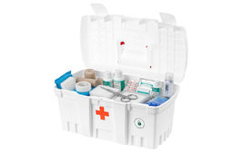 Контейнер-аптечка 6 л 38*21*19,5 см с защелкой и ручкой, белый (KL375610006) - Elan gallery фото 5
