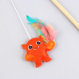 Дразнилка из фетра Монстрик, 7,7х6,4 см - Пушистое счастье фото 3