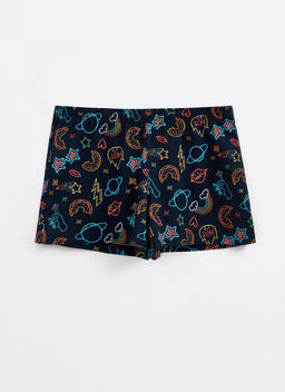 DEA MIA ШОРТЫ ЖЕНСКИЕ 5300 SHORTS (пижамные с рисунком) ЧЕРНЫЙ ЧЕРНЫЙ 20С5300 рис 006