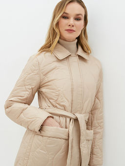 Conso/SL 220117 - light beige Утепленное Пальто  фото 8