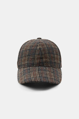 CHECK WOOL CAP - Zara фото 3