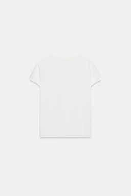 EMBROIDERED SLOGAN T-SHIRT - Zara фото 6
