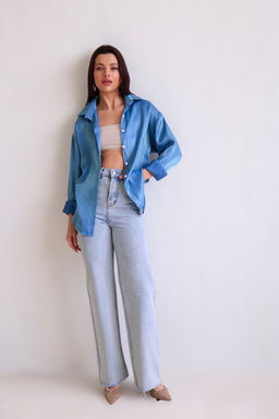 Martichelli Рубашка синяя  фото 9