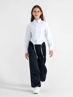 Школьные брюки для девочки Mooriposh, модель 0447