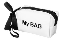 Косметичка - сумочка 18*8*10 см My BAG, с ручкой, белый - Elan gallery фото 3