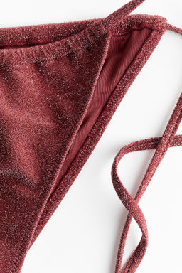 Braga de bikini cheeky con tiras de anudar - H&m фото 7