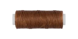 Промысел Нитки вощёные, плоские LC-001 для кожи 0.8 мм 25 м № 003 коричневый