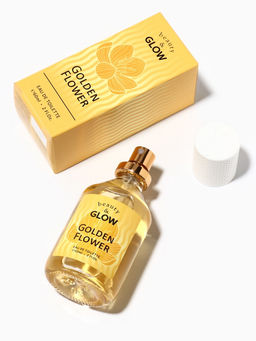 Туалетная вода женская Beauty&Glow Golden Flower, 60 мл, жасмин, слива, персик, ананас, роза, ландыш