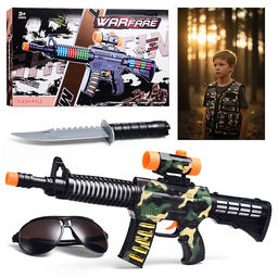 Набор военного "Щит" в коробке