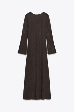 HARDWARE CROCHET MIDI DRESS - Zara фото 17