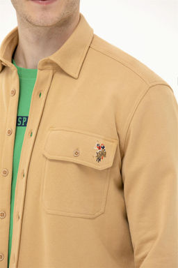Мужская рубашка Camel с длинным рукавом - U.s. polo assn фото 14