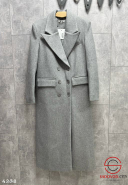 Пальто в макси длине, небольшой слой утепления для осени - Bruno фото 3