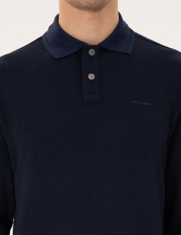 Lacivert Regular Fit Sweatshirt