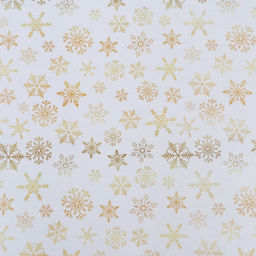Цена за 10 шт. Бумага упаковочная глянцевая «Снежинки», двусторонняя,70×100 см