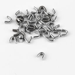 Цена за 10 шт. Набор: рулонная молния «Спираль» №5, 10 м, 20 бегунков, 40 верхних ограничителей, 20 нижних ограничителей, чёрный