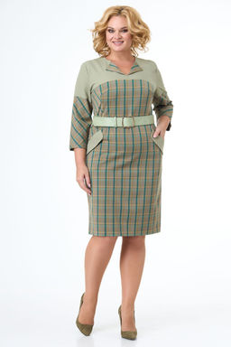 Платье ANELLI 1069 зеленый  фото 8