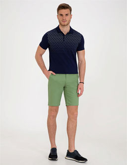 Ye_il Standart Fit Bermuda _ort