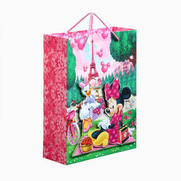 Пакет подарочный 3Д «Пусть исполняются мечты!», 40×31×11.5 см, Минни Маус
