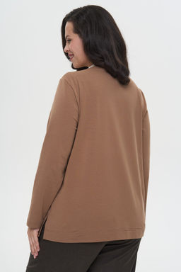 Лонгслив Брау коричневый - Intikoma фото 23