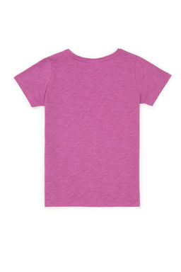 U. S. Polo Assn Фиолетовая базовая футболка с круглым вырезом для девочек - U.s. polo assn фото 5