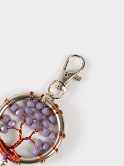 Брелок ловец снов «Древо жизни», 19 см, фиолетовый