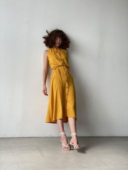 Платье, как из к/ф Красотка, в цвете манго - Martichelli фото 12